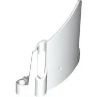 Technic Panel Fairing #23 Large Short, Small Hole, Side B / White