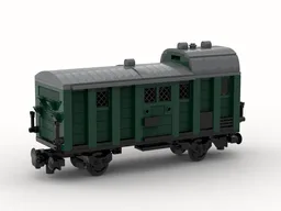 Caboose Freight Wagon (8w)