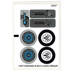 Sticker Sheet for Set 70003-1 / [No Color/Any Color]