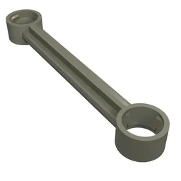 Technic Link 1 x 6 without Stoppers / Dark Gray