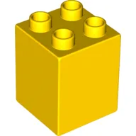 Duplo Brick 2 x 2 x 2 / Yellow