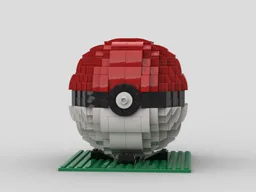 Pokeball with hinge