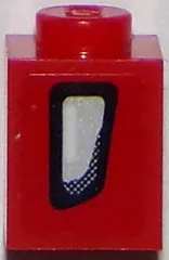 Brick 1 x 1 with Camaro Air Vent / Fog Light Pattern Model Right Side (Sticker) - Set 75874