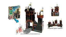 7947: Black Knight's Castle Front
