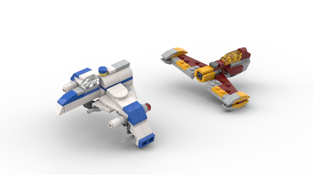 LEGO 75364 E-Wing vs. Shin Hati Starfighter Micro Build