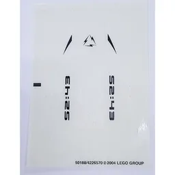 Sticker Sheet for Set 4743-1 / [No Color/Any Color]