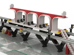 Monorail Station and Bus Stops