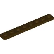 Plate 1 x 8 / Dark Brown