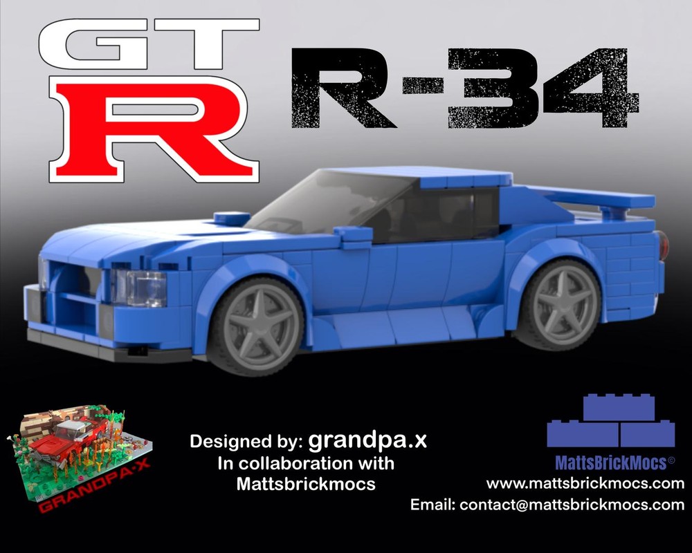Lego R-34 Brian O'Conners standard Skyline