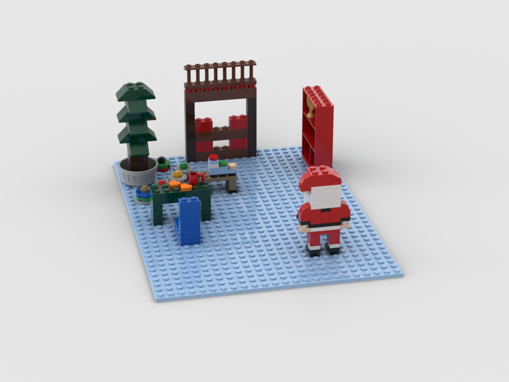 Lego Chrismas room