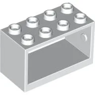String Reel 2 x 4 x 2 Holder With Open Studs / White