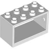 Lego String Reel 2 x 4 x 2 Holder With Open Studs / White