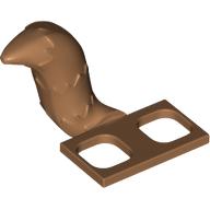 Lego Minifig Hipwear Tail Raccoon / Cat / Fox Costume [Plain] / Medium Nougat