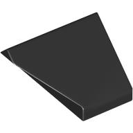Lego Brick Sloped 45° 2 x 1 Double / Inverted with Hollow Bottom / Black