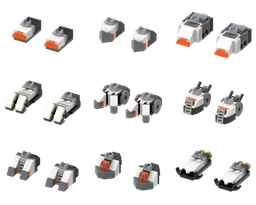 Add-On Pack: Mech Feet - (MOC-190608 Modification)