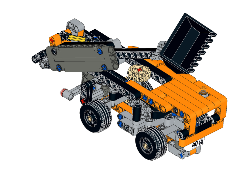 Lego Hidraulic Telescopic Loader