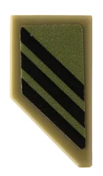 Tile, Modified 1 x 2 Wedge Right with 3 Black Diagonal Stripes Pattern (Sticker) - Set 76923