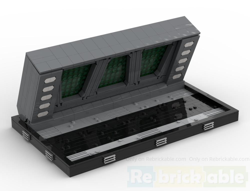 Lego Fortress Inquisitorius corridor diorama