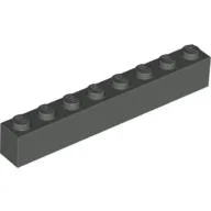 Brick 1 x 8 / Dark Gray