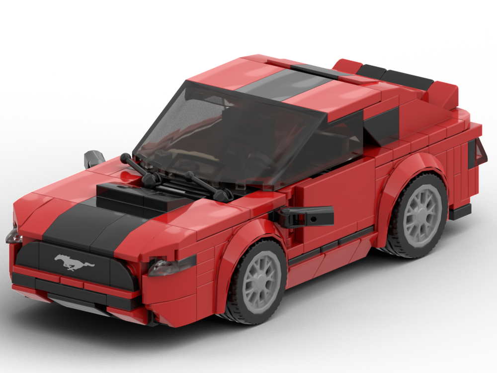 Lego Ford Mustang 2020 Red Version Stud8