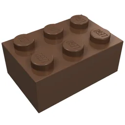 Brick 2 x 3 / Brown