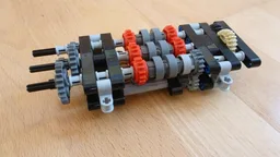 5 speed gearbox with reverse (Designed for building it into a MOC)