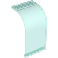 Panel 6 x 6 x 9 Curved Top / Trans-Light Blue