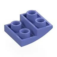 Brick Curved Inverted 2 x 2 x 2/3 / Blue Violet