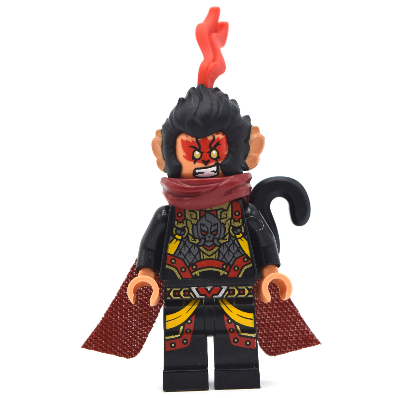 Lego Evil Macaque, Dark Red Cape, Bent Tail