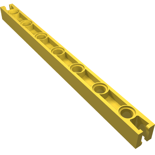 Lego Znap Beam 15, 7 Holes / Yellow