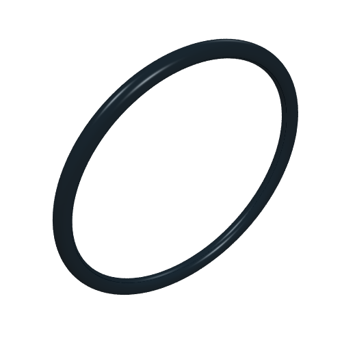 Lego Technic Rubber Belt Medium [26mm ID] [Round Cross Section] / Black