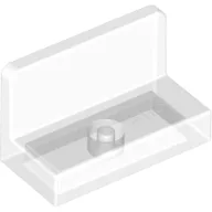 Panel 1 x 2 x 1 [Rounded Corners] / Trans-Clear