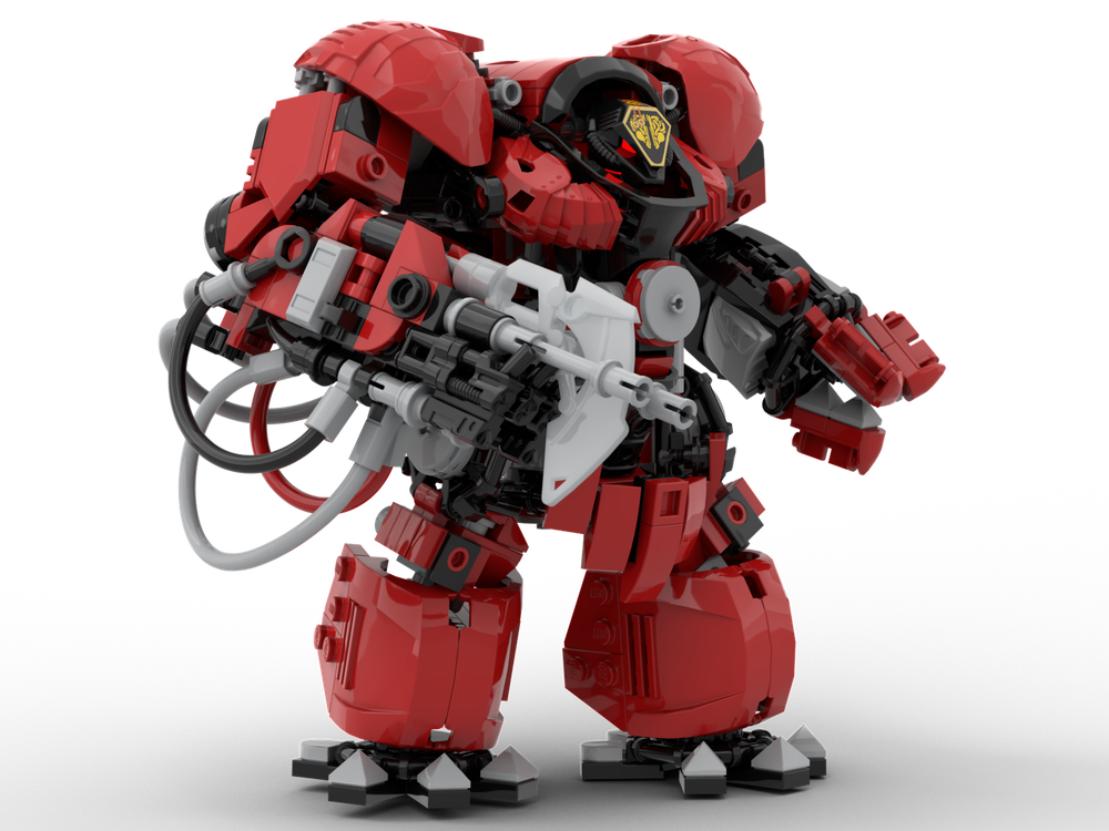 Lego Warhammer/Alien Dreadnought Red suite