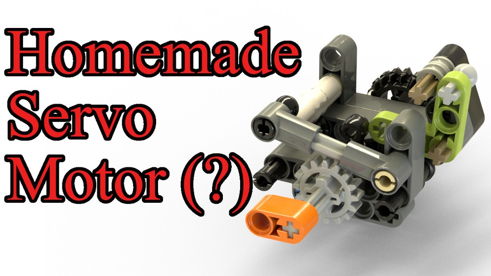 Lego Homemade LEGO servo motor proof of concept