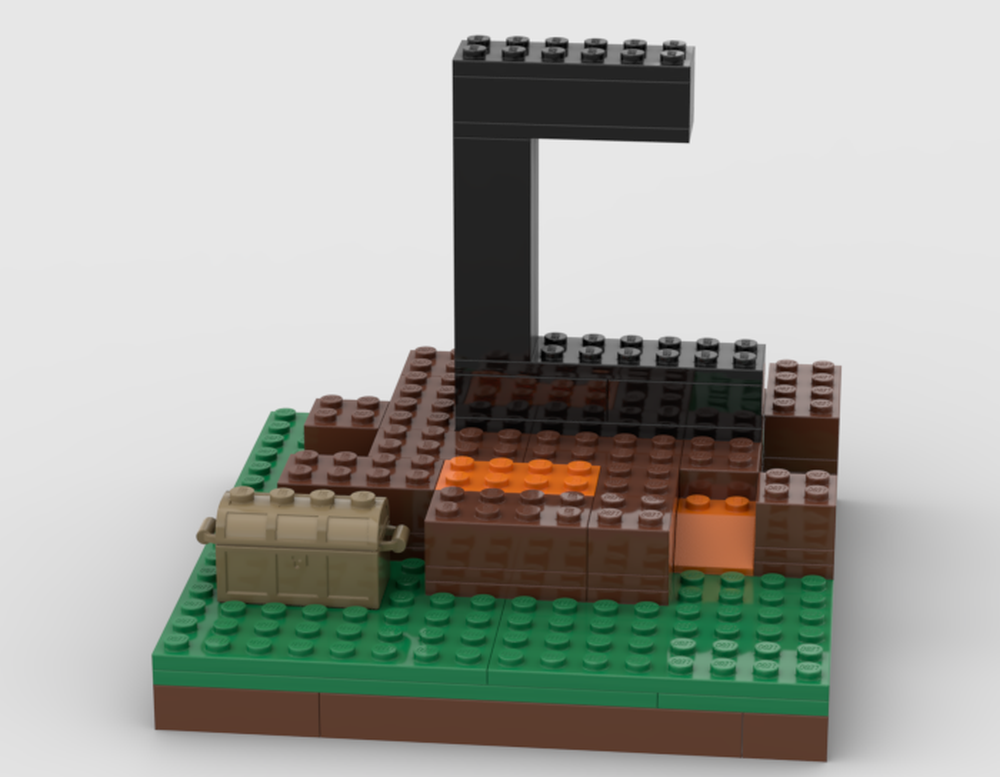 Lego Block Accurate Ruined Portal