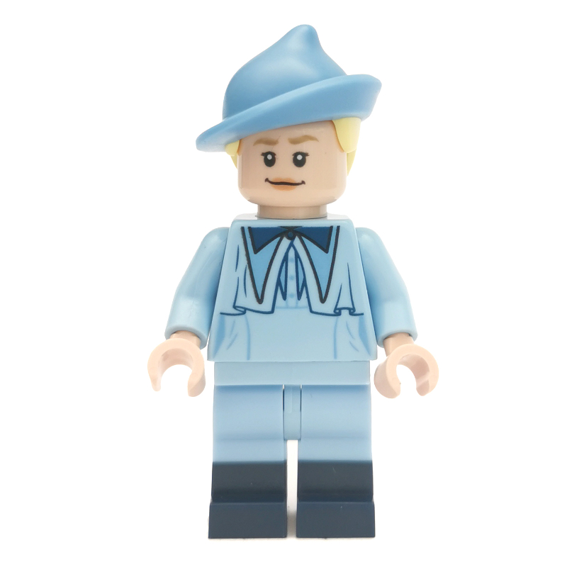 Lego Fleur Delacour, Bright Light Blue Outfit and Hat