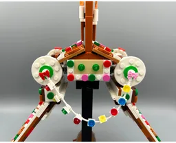 Gingerbread Shuttle (40806 Alternate Model)