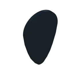 Shield Ovoid [Plain] / Black