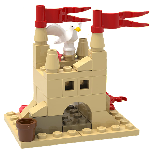 Lego Sand Castle