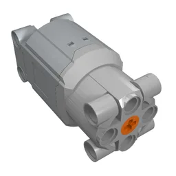 Motor, Large, Power Functions with Dark Bluish Gray Bottom / Light Bluish Gray