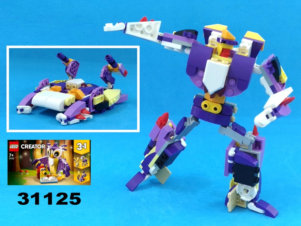 Lego Transformer Hovertank from LEGO Creator set 31125: Fantasy Forest Creatures