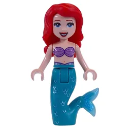 Ariel - Mermaid Form, Dark Turquoise Tail
