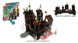 2x 7947: Black Knight's Castle Homage
