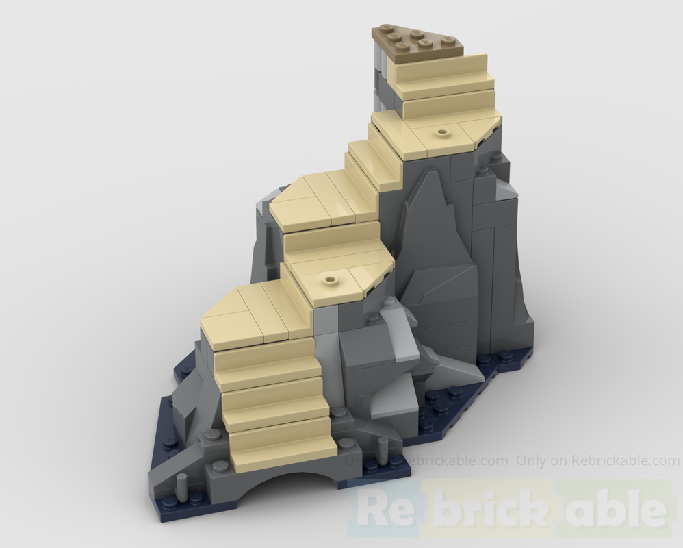 Lego Hogwarts Castle: The Great Hall - Stairs upgrade
