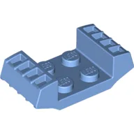 Plate Special 2 x 2 with Grills / Medium Blue