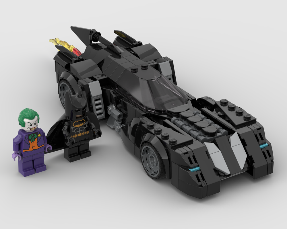 Lego Bat-man Arkham Asylum Batmobile