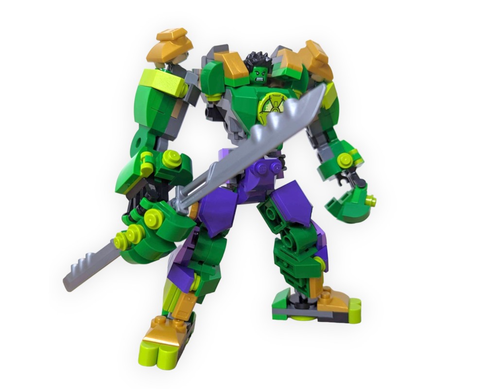 Lego Hulk's Mech Armor Enhanced