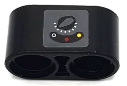 Technic, Liftarm Thick 1 x 2 with Dial, Red and Yellow Dots and White Circle Pattern Model Right Side (Sticker) - Set 42141