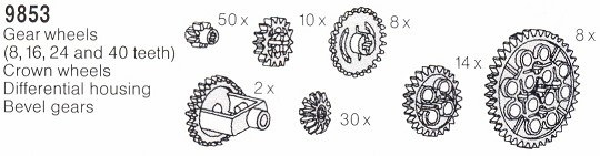 Lego Assortment of Gears