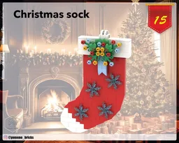 Christmas sock - Advent calendar 2024 - 15
